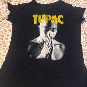 Black & Yellow 'TUPAC' T-Shirt